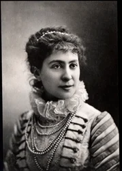 Portrait of Blanche Baretta Worms, French actress